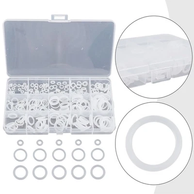 O-Ring White Parts Metric Sealing Gasket Set Silicone VMQ Replacements - Image 1 of 4