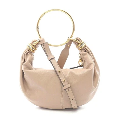 Chloe Leather Bracelet Hobo Small Handbag Women Brown One Size - Image 1 of 4