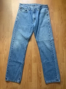Levis 505 Jeans Herren 31x34 Denim Hose Regular Fit Straight Leg Blau - Bild 1 von 6