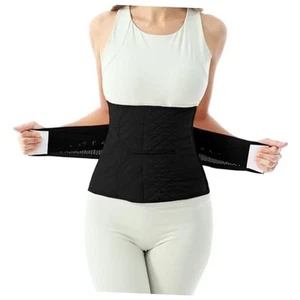 Postpartum Belly Band for Women: Abdominal Binder Post Surgery XX-Large Black - Picture 1 of 7