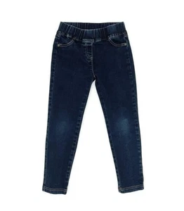 EUC Hanna Andersson Denim Skinny Fit Jeggings in Dark Blue 5, Organic Cotton - Picture 1 of 9