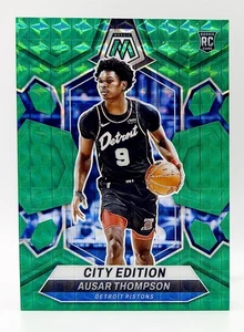 2023-24 Panini Mosaic City Edition Green #290 Ausar Thompson Detroit Pistons - Picture 1 of 2