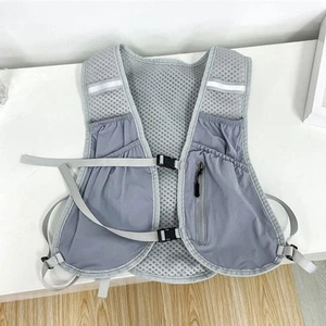 Running Vest Pack Hydration Backpack Reflective Adjustable Sweatproof Breathable - Picture 1 of 9