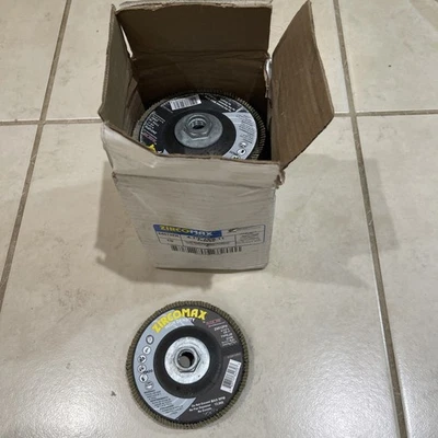 Box of 10 New Z4512FH Zircomax Flexovit 4 1/2"x5/8-11 ZA80 High Density Disc - Image 1 of 3