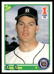 1990 Score Greg Gohr Rookie Detroit Tigers #679 - Picture 1 of 2