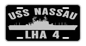 USS NASSAU LHA 4 License Plate Military sign USN P01 - Picture 1 of 1