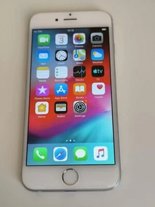 Apple iPhone 6 - 16GB - Silver (Unlocked) A1586 - Afbeelding 1 van 4