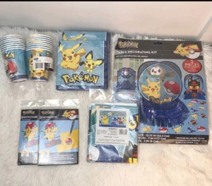 Pokemon Theme Happy Birthday Party Decorating Set - Picture 1 of 5