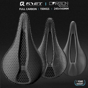 Sillín de bicicleta impreso en 3D de carbono 145 mm 7x9 mm triatlón carretera MTB grava asiento de ciclismo - Imagen 1 de 26