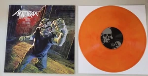 Anthrax Among The Living Tour Orange Vinyl LP Record new - Picture 1 of 2