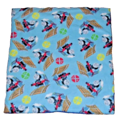 ОДЕЯЛО ИЗ ФЛИСА THOMAS THE TRAIN РУЧНОЙ РАБОТЫ 27X31 ДЮЙМ) T) - Изображение 1 из 3