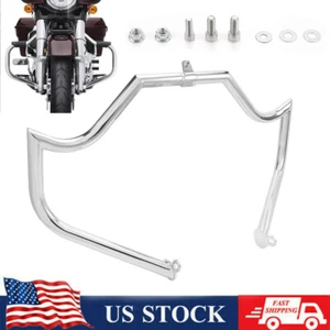 Highway Engine Guard Crash Bar For Harley Road King Street Road Glide 2009-2022 - Picture 1 of 12