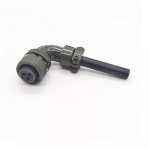 Threaded MS3108A14S-7S 3Pin Female Right Connector Angle Plug Solder Cup - Picture 1 of 3