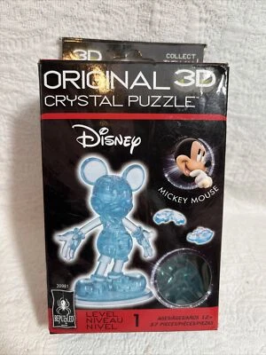 DISNEY MICKEY MOUSE Rompecabezas Cristal 3D Original - Nuevo - Caja Abierta Foto 1 de 3