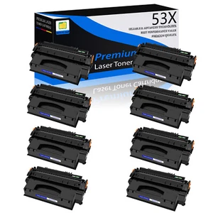 8PK Q7553X 53X BK Kaseta z tonerem kompatybilna z HP LaserJet M2727nfs - Zdjęcie 1 z 13