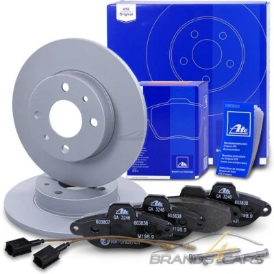 ATE BREMSSCHEIBEN Ø240,5 +BREMSBELÄGE VORNE FÜR FIAT 500 FORD KA RU8 1.2