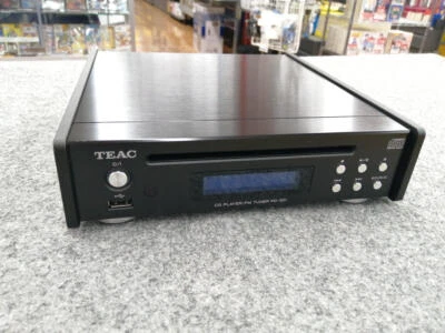 TEAC PD-301 CD Player / Fm Tuner Schwarz Guter Zustand Gebraucht W/Zubehör - Bild 1 von 4