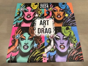 BRAND NEW ART OF DRAG 2024 WALL CALENDAR by Flame Tree - Picture 1 of 2