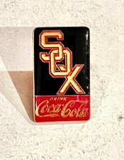 Vintage Chicago White Sox Coca Cola lapel pin Coke MLB, NM, 2