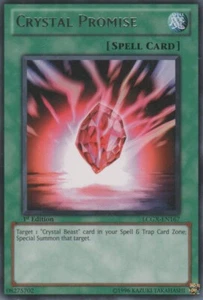 YUGIOH - Crystal Promise - LCGX-EN167 - Rare - Unlimited Edition - NM - FLAT RAT - Picture 1 of 1