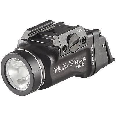 Streamlight 69503 TLR-7 HL-X SUB USB 6000 Series, Glock 43X/48 MOS, 1000 Lumens