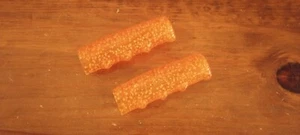 NOS Vintage Schwinn Stingray Banana Seat Muscle Bike Copper Jello Bubble Grips - Picture 1 of 10