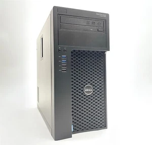 Dell Precision Tower 3620 E3-1225 V5 3.30GHz 8GB 128GB NVMe+256GB SSD NO/OS P600 - Picture 1 of 9