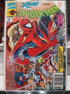Marvel X-Force Joins Spiderman 16 Nov 1991 Comic Book BAGGED AND BOARDED - Picture 1 of 1