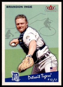 2002 Fleer Tradition Brandon Inge Baseball Cards #387