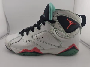 Air Jordan 7 Retro Shoes Youth Boys 5Y White Basketball Sneakers 705417-138 - Picture 1 of 11