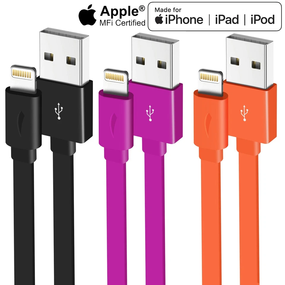 For iPhone 14/13/12/11/SE3/SE2 SERIES Fast Charging Sync Cord Apple MFI Certifie - Image 1 of 4