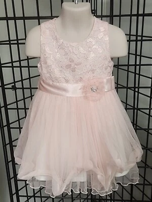 Vestido 2T Jessica Ann Rosa Tul Niñas 2T Pascua Cumpleaños Boda  Foto 1 de 4