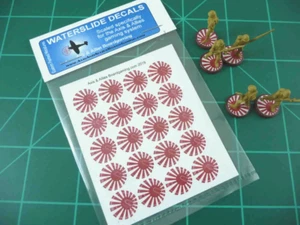 Axis & Allies Parts/Pieces Japanese Infantry Base Roundel Waterslide Decals - Bild 1 von 3