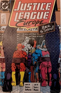 DC Comics Justice League Europe Issue #6 Back to School SEP 1989 Sears Marco - Picture 1 of 2