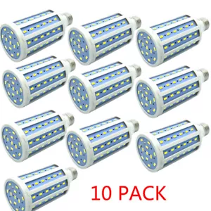 10PACK LED Bulb 72-Chip Corn Light E26 20W Bright Cool Daylight White 6000K - Picture 1 of 9