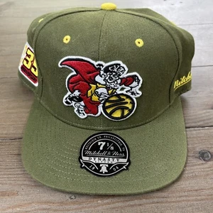New York Knicks Hat Fitted 7 1/8 Mitchell Ness x Lids Olive Dusty 35th Anniversa - Picture 1 of 6