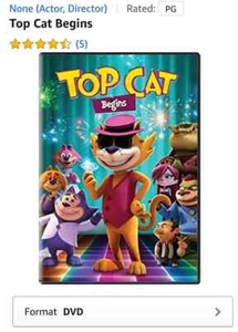 NEW NEVER PLAYED TOP CAT BEGINS 2016 DVD ONLY MOVIE RATED G DISC ONLY - Picture 1 of 4