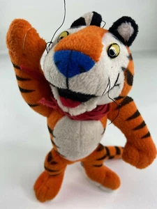 Tony The Tiger Frosted Flakes Kellogg's plush toy 1997 , moveable arms & legs - Picture 1 of 3