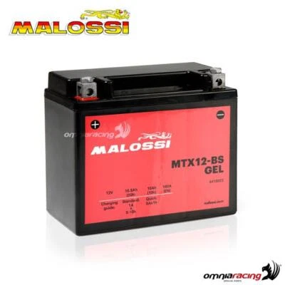 Battery Malossi MTX12-BS 12v Gel Aprilia Scarabeo Light 125 4T LC (Aprilia BA03) - image 1 of 4