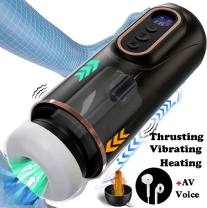 Male Masturbaters Automatic Sucking Cup Stroker Sex Toys Masterbators Handsfree - Picture 1 of 13