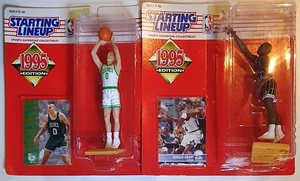 1995 Kenner Starting Lineup Eric Montross Horace Grant - Sealed Figure & Card - Picture 1 of 3