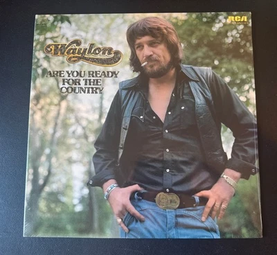 Waylon Jennings ‘Are You Ready for The Country’ 1976 APL1-1816 Vinyl LP Sealed - Image 1 of 4
