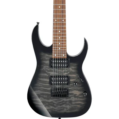 Ibanez GRG7221QA 7弦电吉他 透明 黑色 Sunburst — 第 1/4 张图片