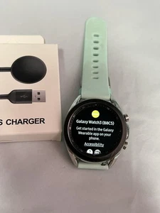 Samsung Galaxy Watch3 SM-R850 41mm Stainless Steel Smartwatch Bluetooth GPS - Photo 1 sur 4