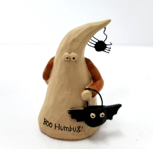 B. Lloyd BOO HUMBUG! Halloween Resin Figurine Ghost Spider Bat 2 3/8" T - Picture 1 of 8
