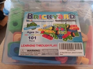 Ziegelei Bautechnik Spielzeug MINT-Bausatz 101 Stück Lernblock-Set - Bild 1 von 1