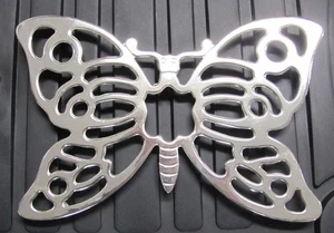 Silverplated butterfly trivet (or wall hanging) - by Leonard - made in Italy - Picture 1 of 6