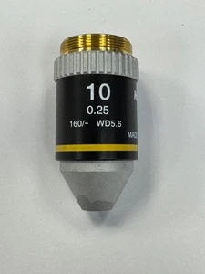 Objetivo finito Nikon MSB50100 CF Achromat 10x 160/- WD5.6 - Imagen 1 de 1