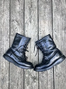 Men’s Insulated Combat Work Boots Size US 9 Vibram Sole - Picture 1 of 5