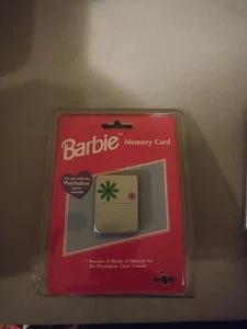 RARO! Tarjeta de memoria Barbie Sony PlayStation One PS1 InterAct nueva sellada - Imagen 1 de 2